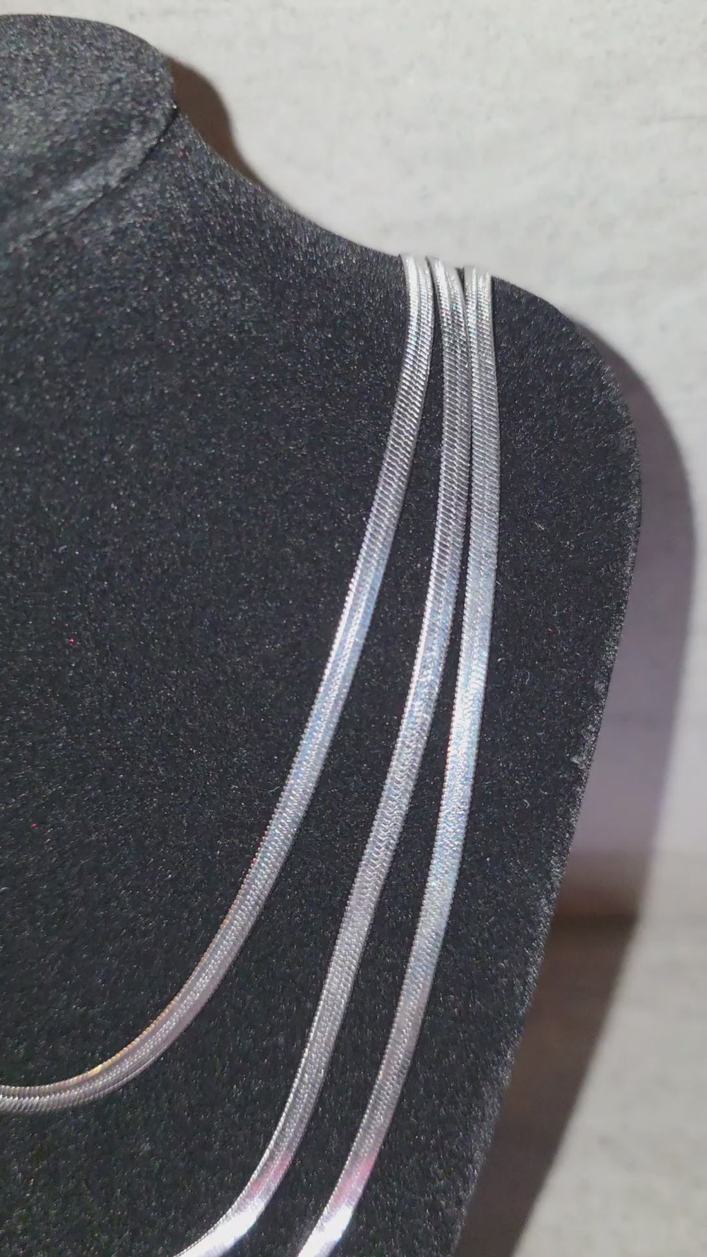 Flat Snake Bone necklace
