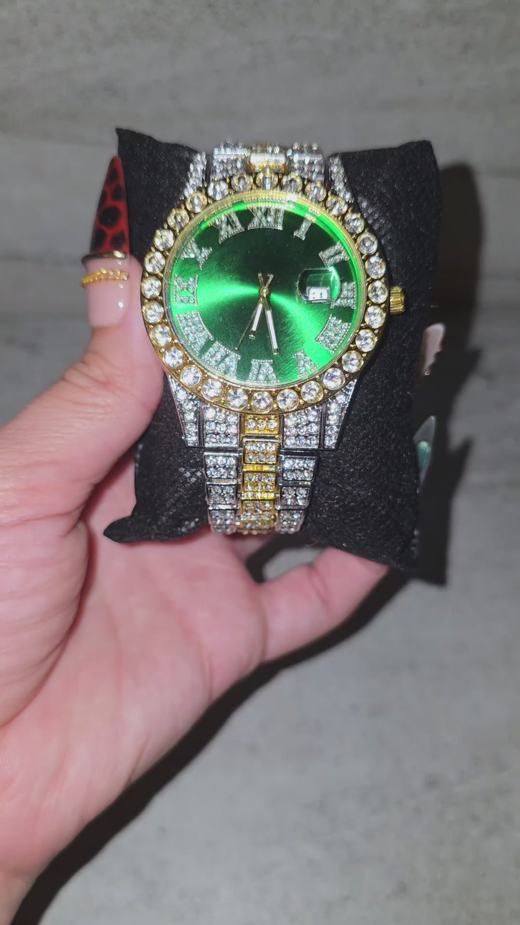 Green Face Watch