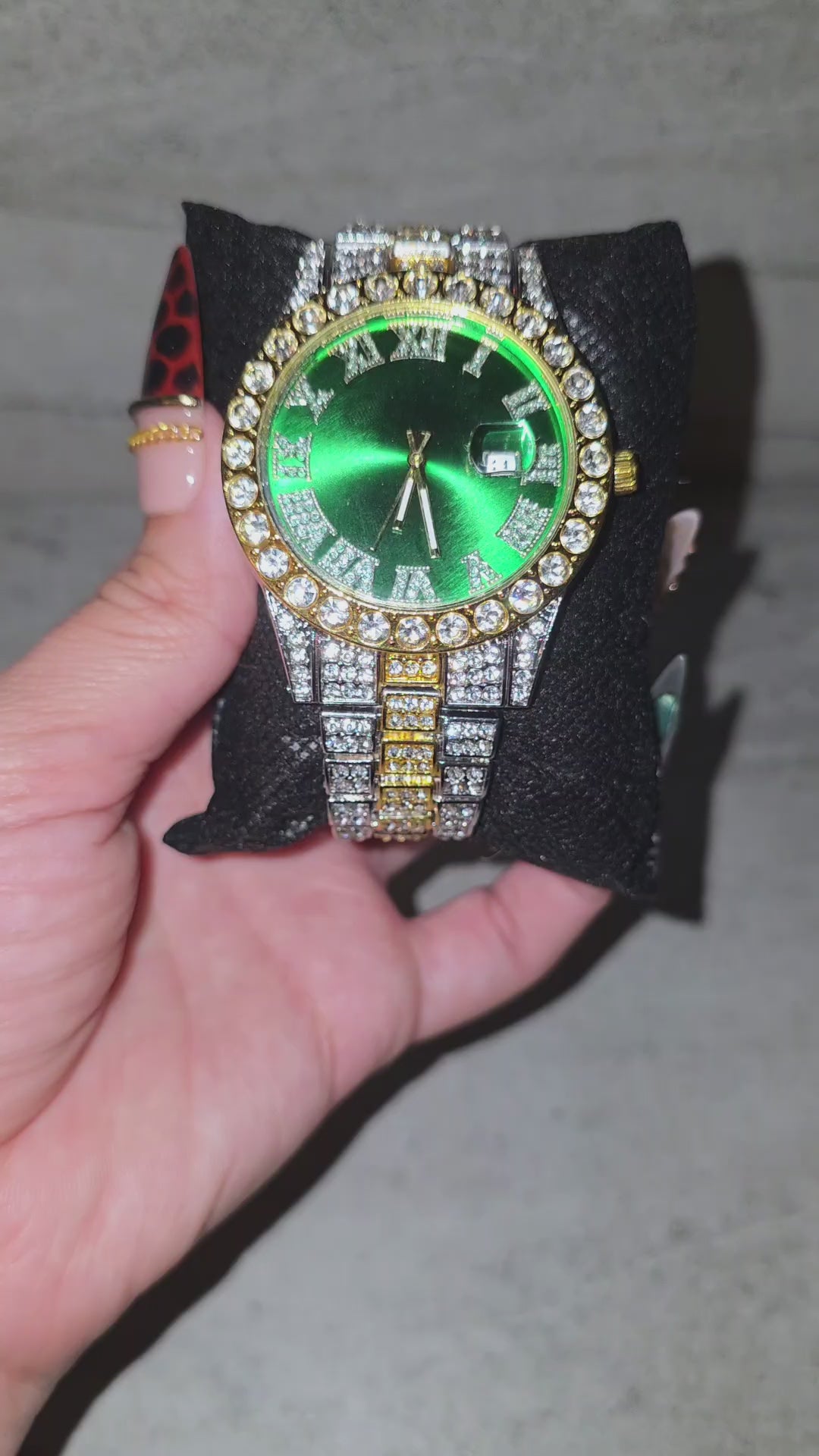 Green Face Watch