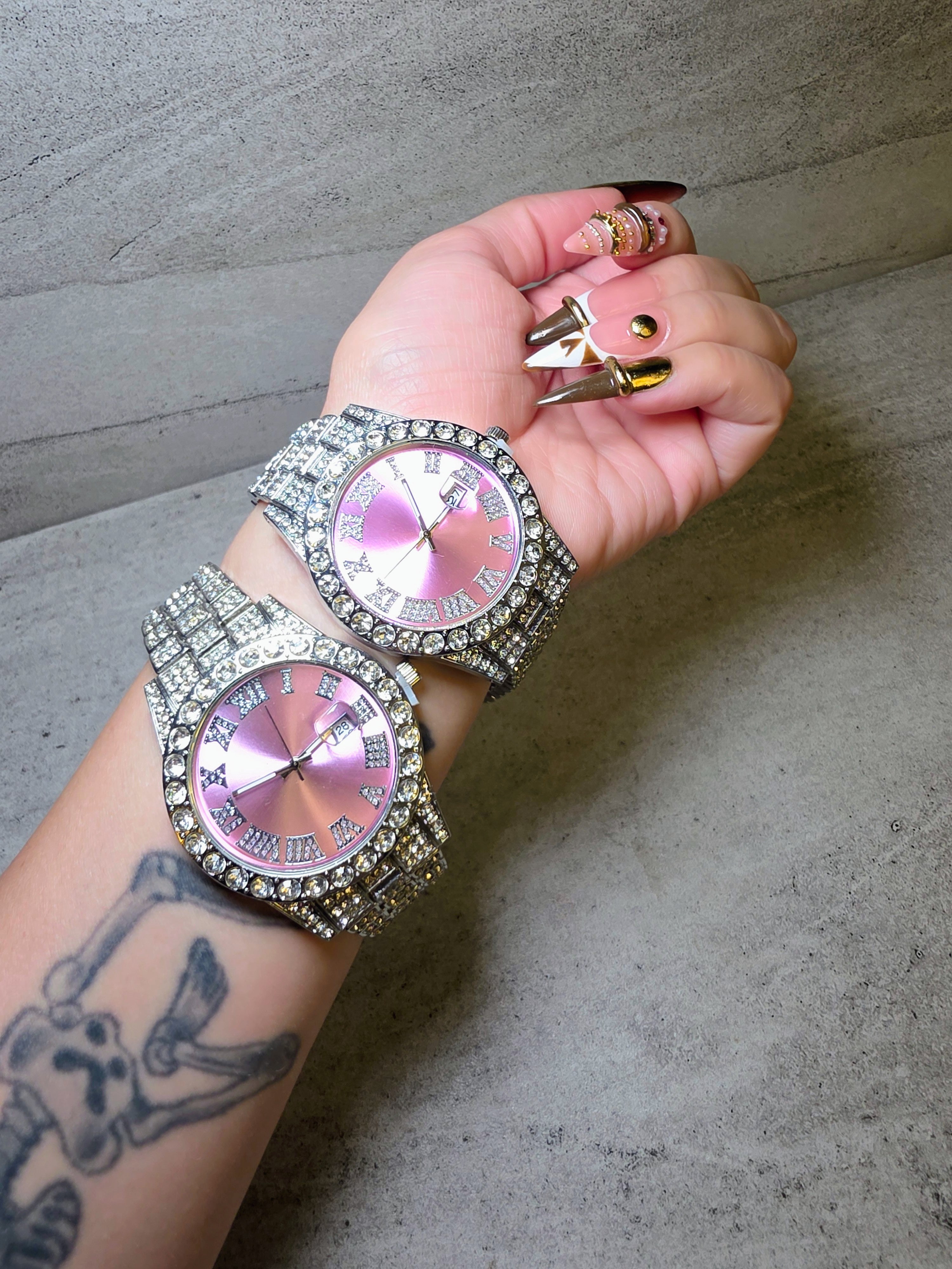 Pink Face Watch