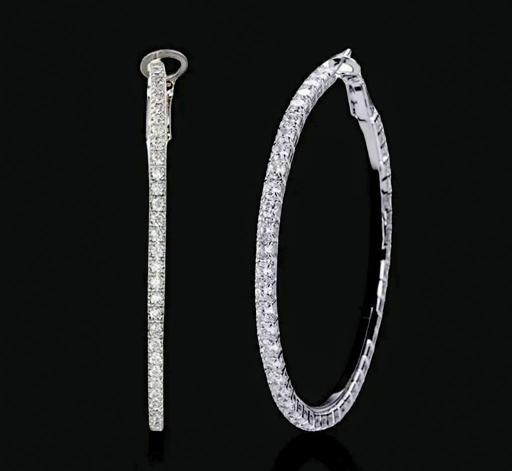 Rhinestone Hoops