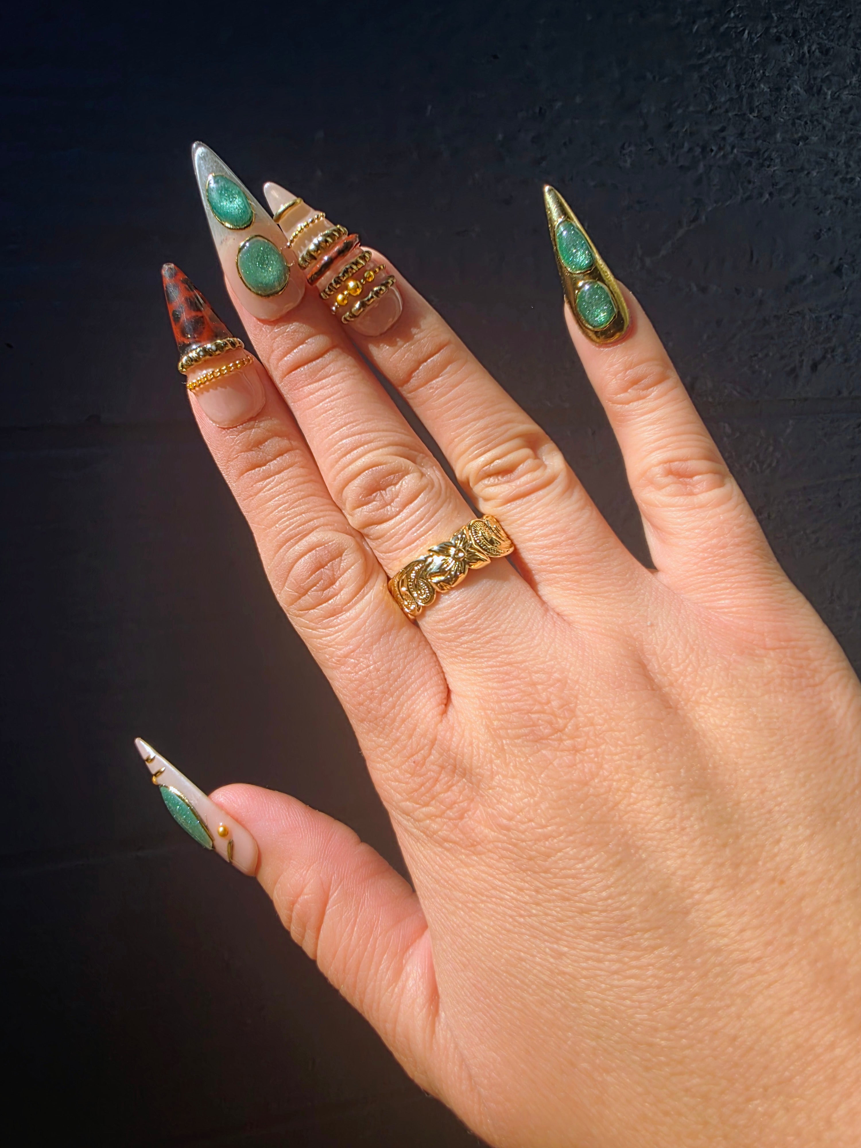 Floral Carved Ring