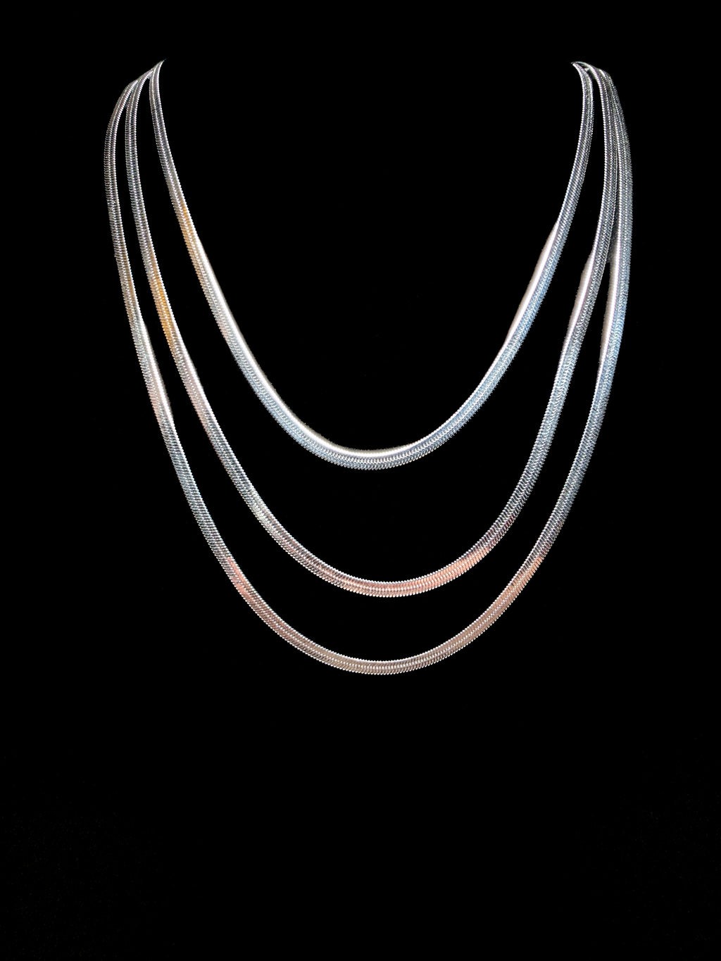 Flat Snake Bone necklace